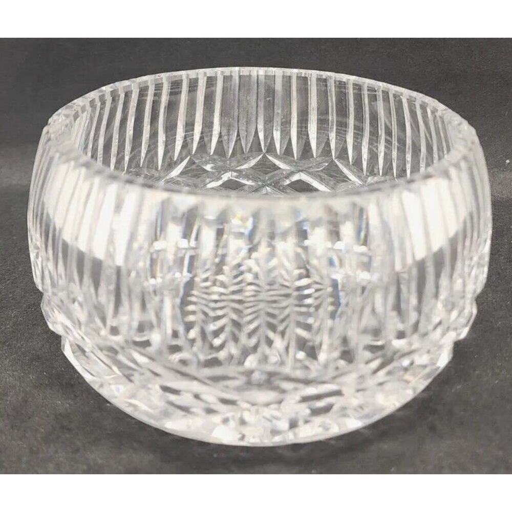 Tipperary Crystal of Kings Hand Cut Sugar Bowl‎ Candy Dish 4.5"x2.5" PB205